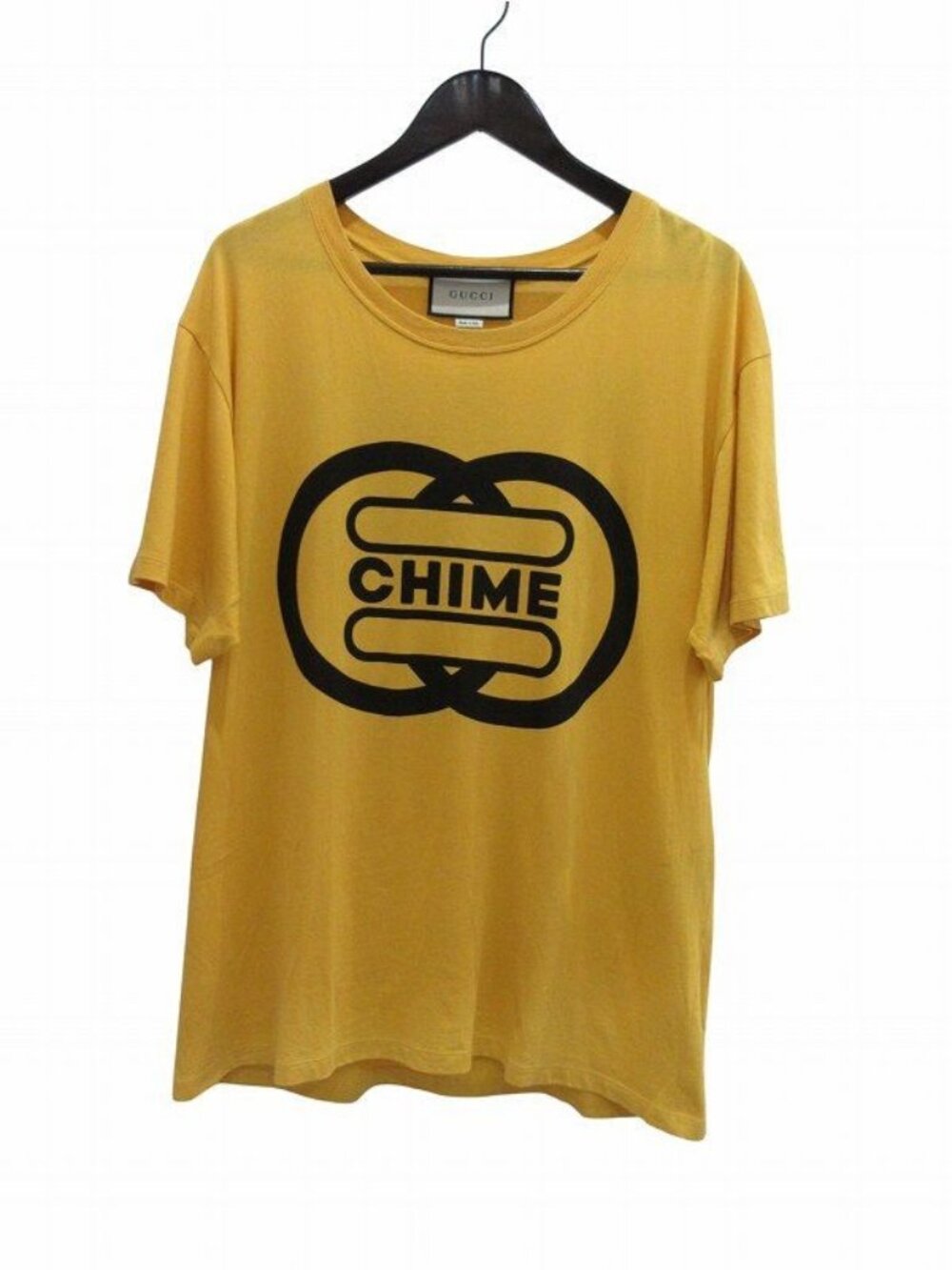 Gucci Short Sleeve T-Shirt Yellow Cotton